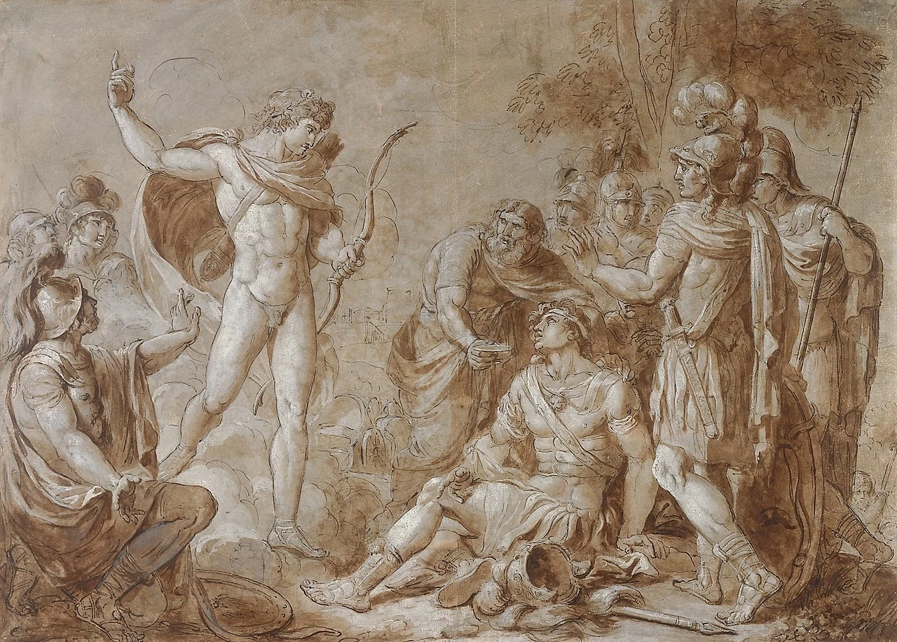 Apollo esorta Ettore al combattimento - Minneapolis Institute of Art, attribuito
